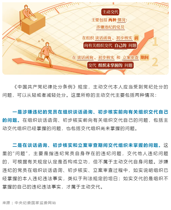 党纪学习教育丨纪律处分条例中的“主动交代”指什么.png