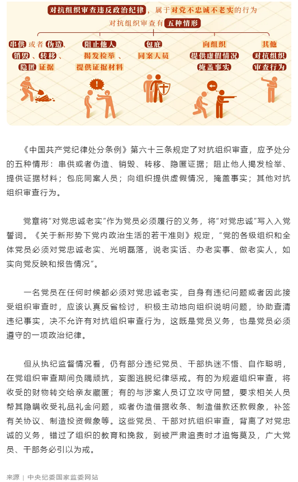 党纪学习教育丨对抗组织审查行为的处分规定.png